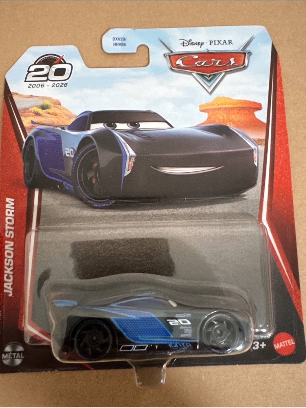 Disney Pixar Cars 20th Anniversary Jackson Storm Diecast Car Mattel New Sealed